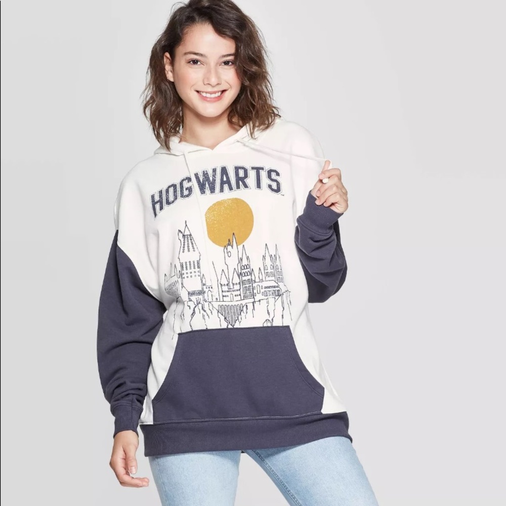 Harry Potter Hogwarts Castle Soft Oversized Pullover Hoodie